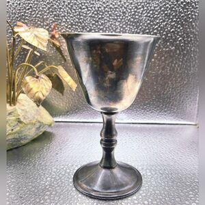 "5/$25" Vintage Silverplate Wine Goblet "Primrose E.P Brass Canada